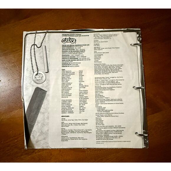 Original 1978 Grease Soundtrack Double LP. - Picture 7 of 9